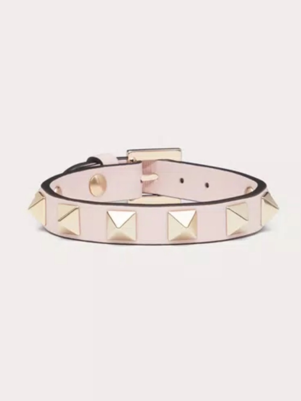 Valentino Rockstud Bracelet Rose Quartz
